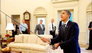 President’s birthday fly rod